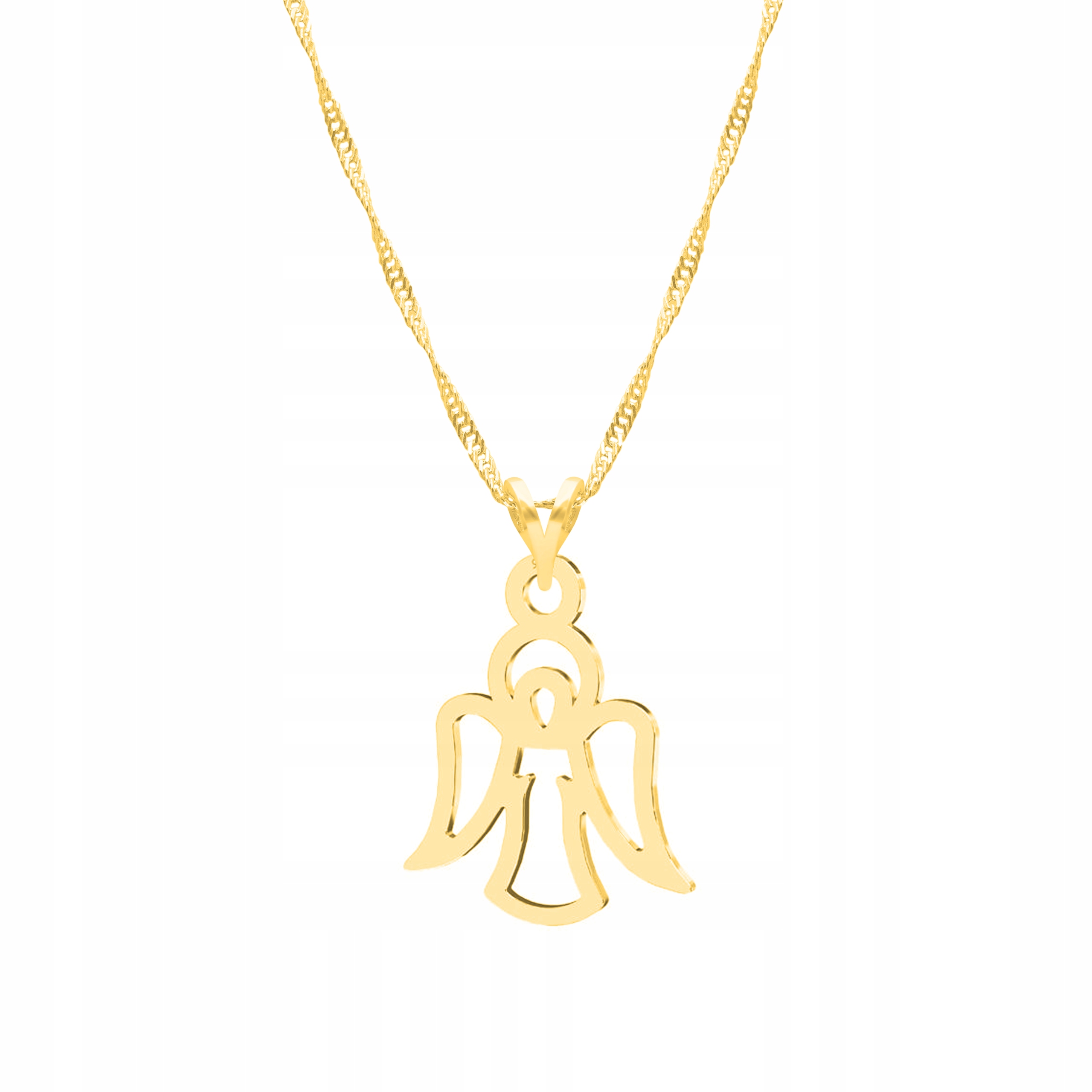 Řetízek zlatý náhrdelník 925 Andílek Anděl