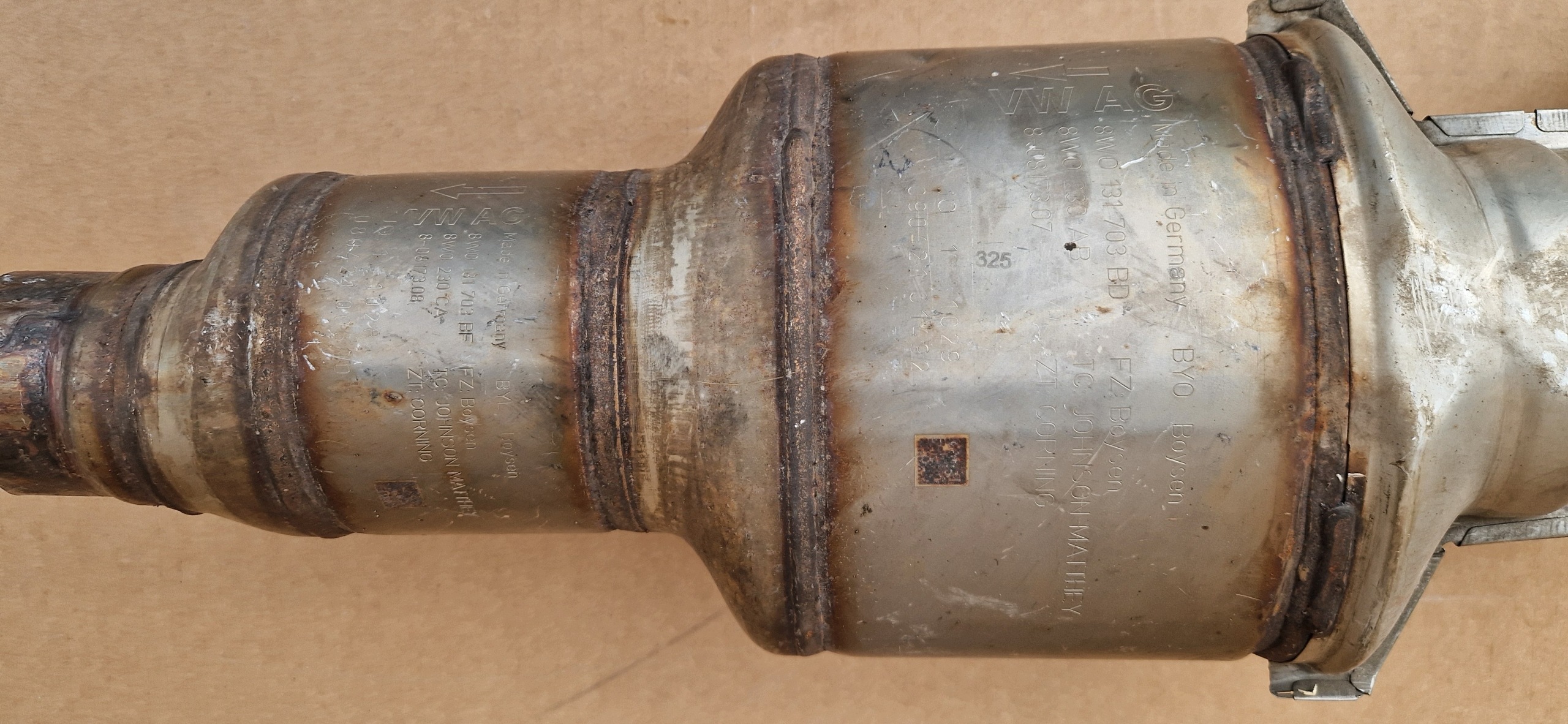 catalyst DPF 8W0131703BD 8W0131703BF VW AUDI original IDEAL as new