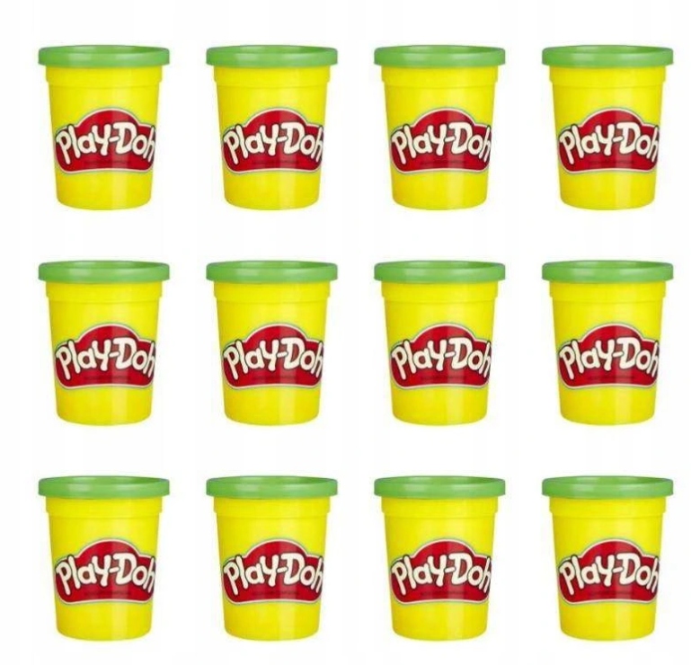 

Play-doh Ciastolina Tuby 12-pak zielony E4828