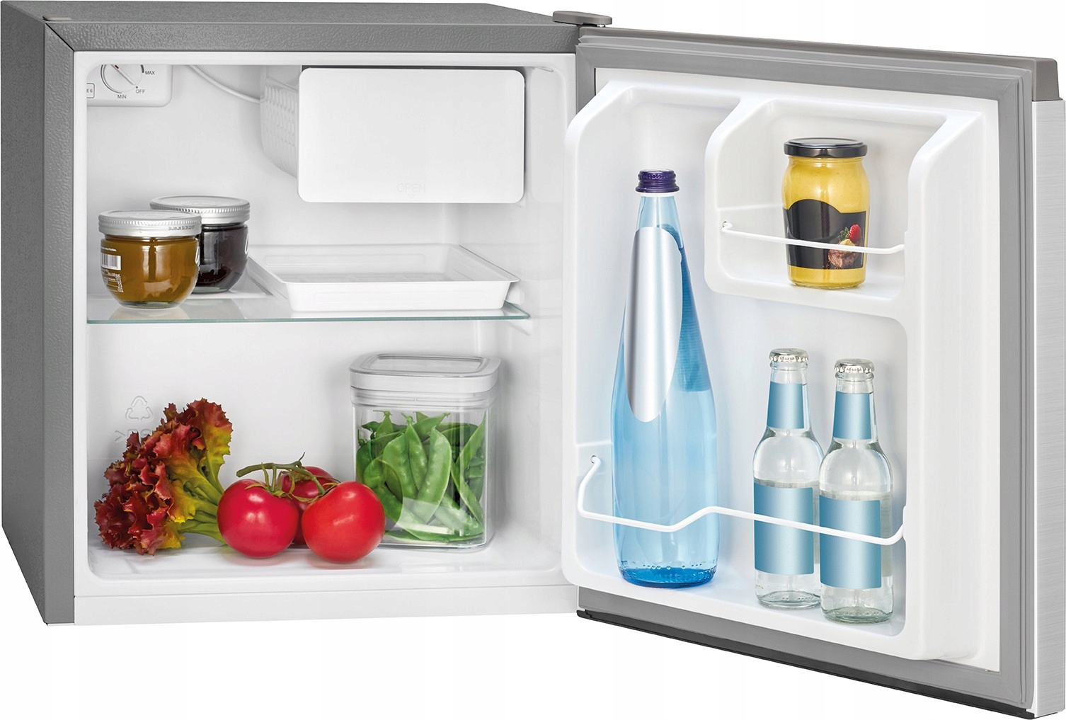 Lodówka chlodziarka podblatowa 45L Bomann Kb (srebrny)