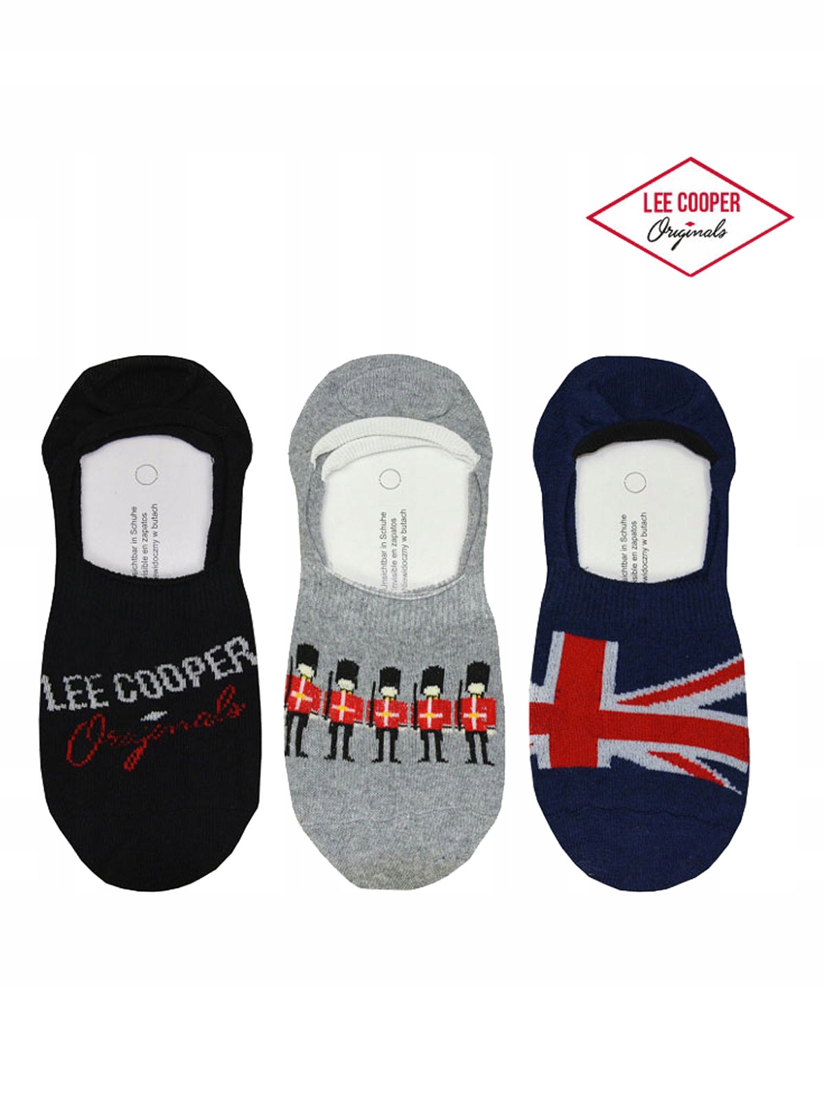 

Skarpetki męskie stopki Lee Cooper 3-pak 39-42