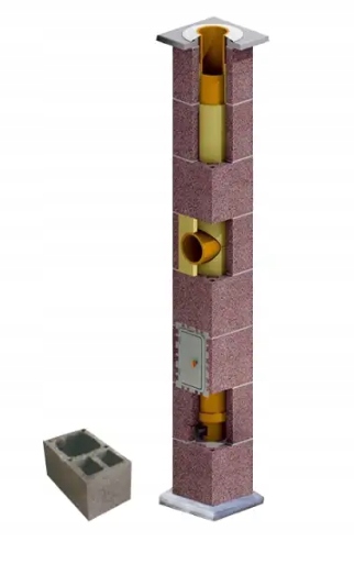 Keramický kouřový komínový systém Leier Smart 4 m fi 180 +2W izolovaný set