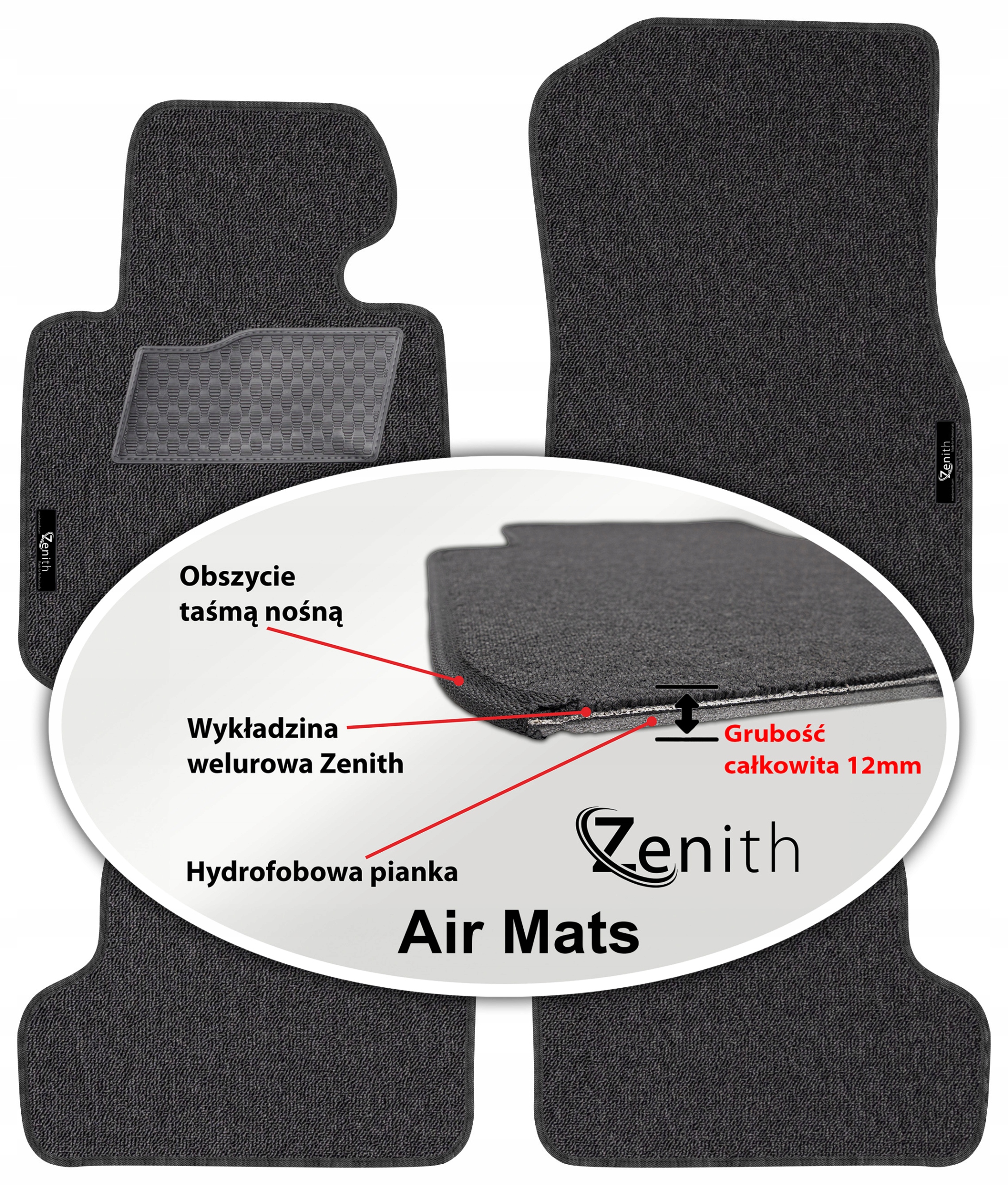 Bmw 4 F32 Coupe 2013-2020 Velurové koberce do auta Zenith Air Mats