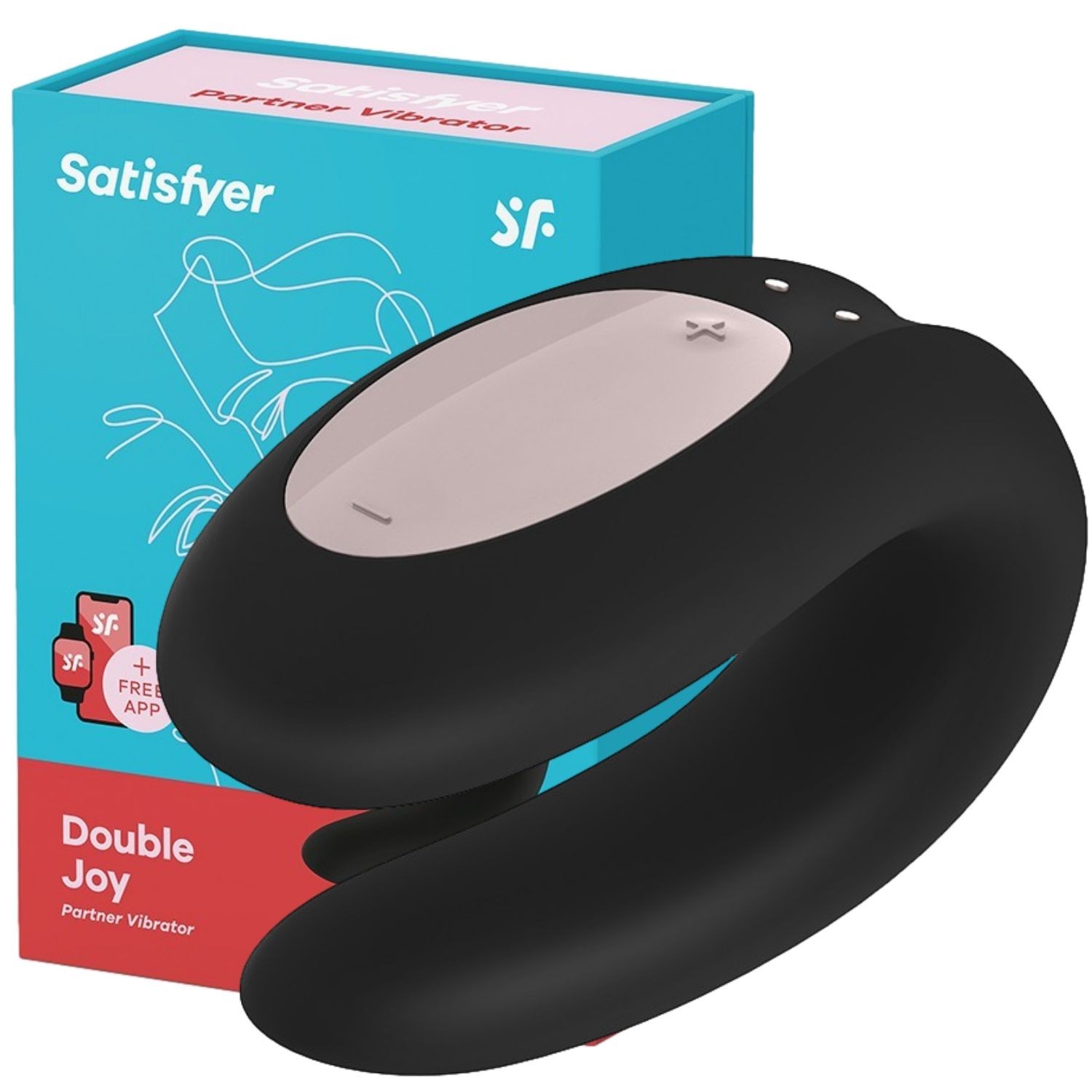 

Wibrator dla Par, Usb Czarny Satisfyer