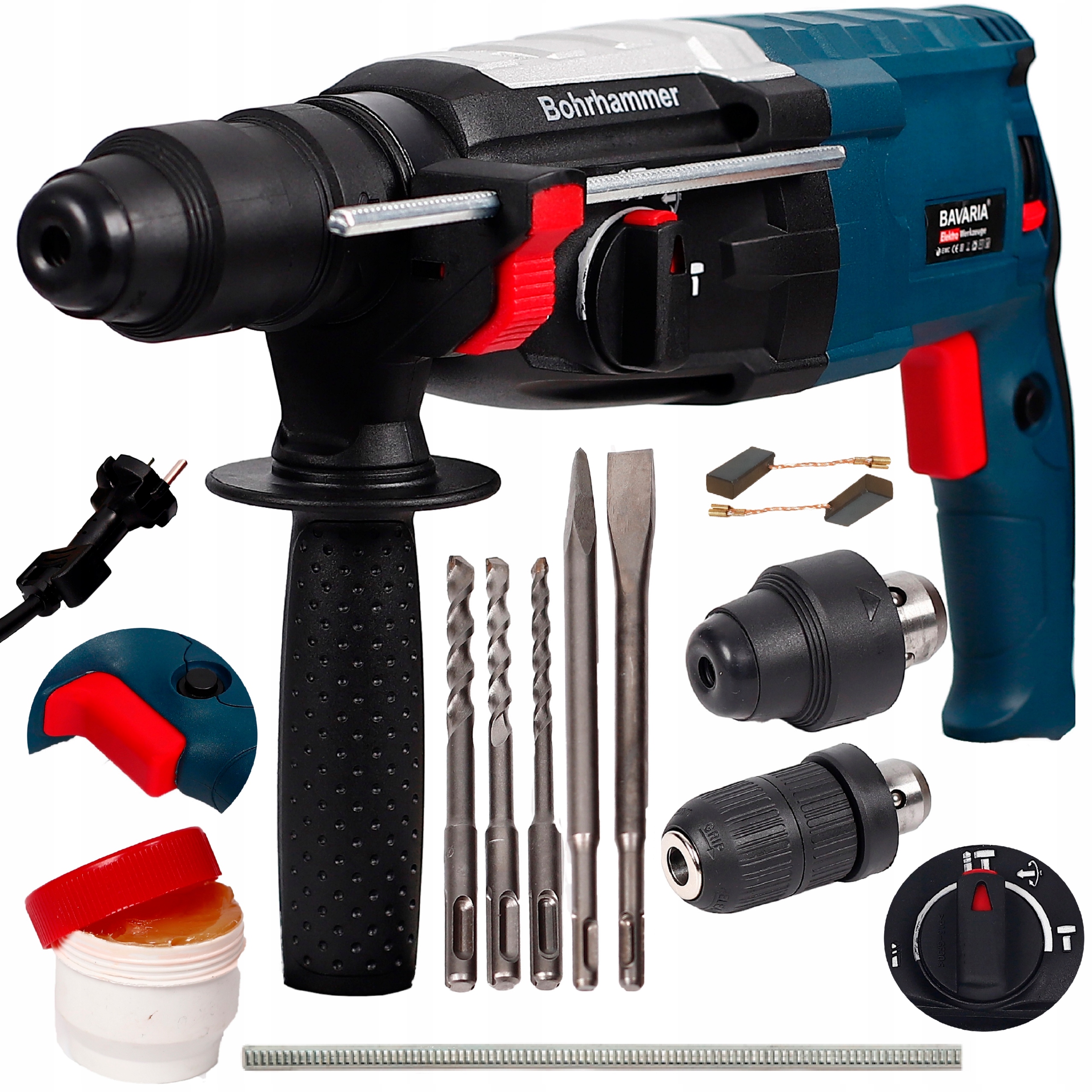 

Młoto Wiertarka 2800W Sds+ +zestaw