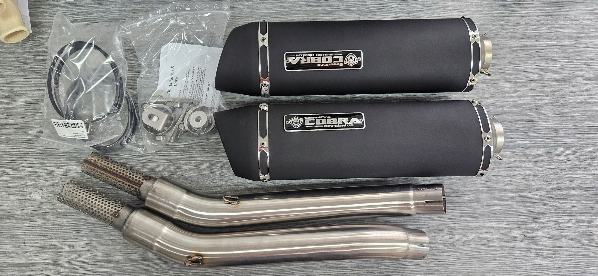 Yamaha BT1100 Bulldog ladený výfuk Cobra homologácia, nový