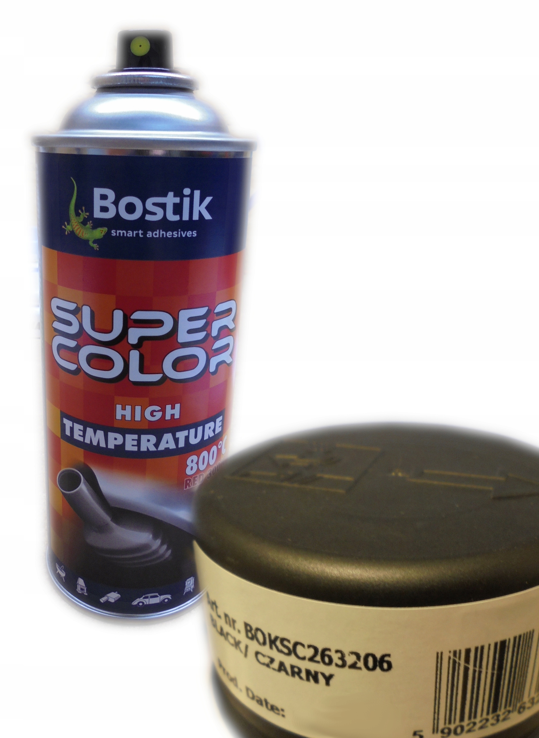 

Farba w sprayu Wysokotemperaturowa CZARNY400ml