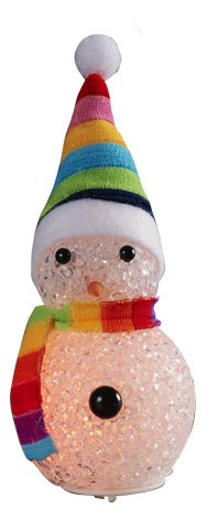 Bałwanek LED ozdoba świąteczna Figurka