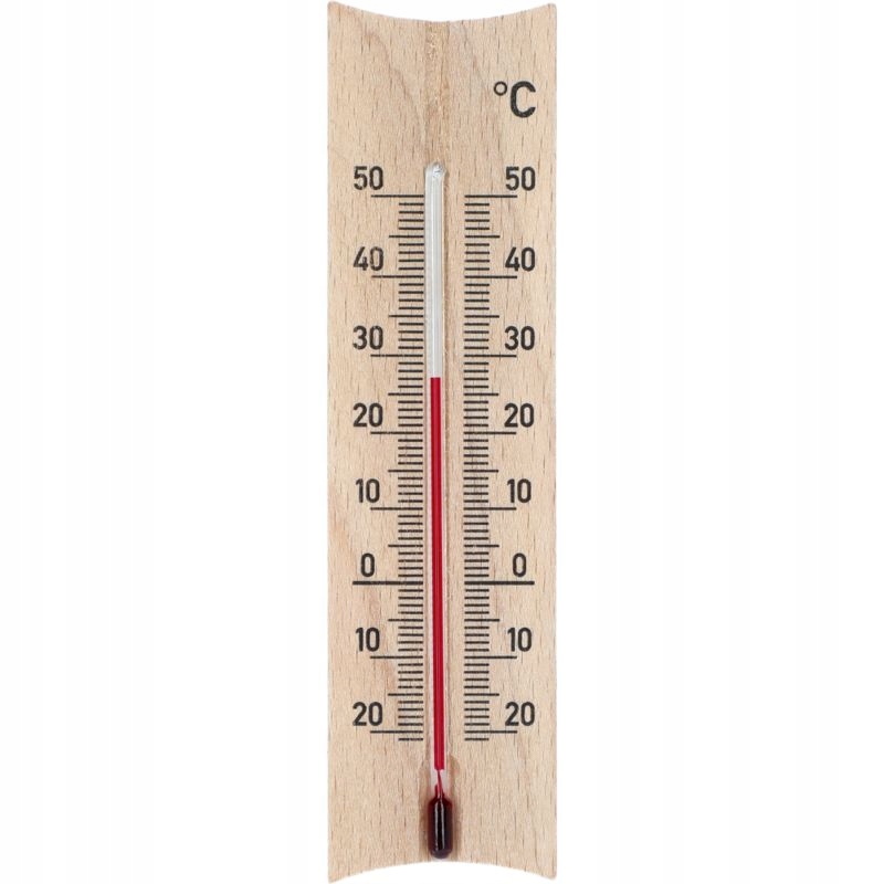 Termometr pokojowy 15 cm natural