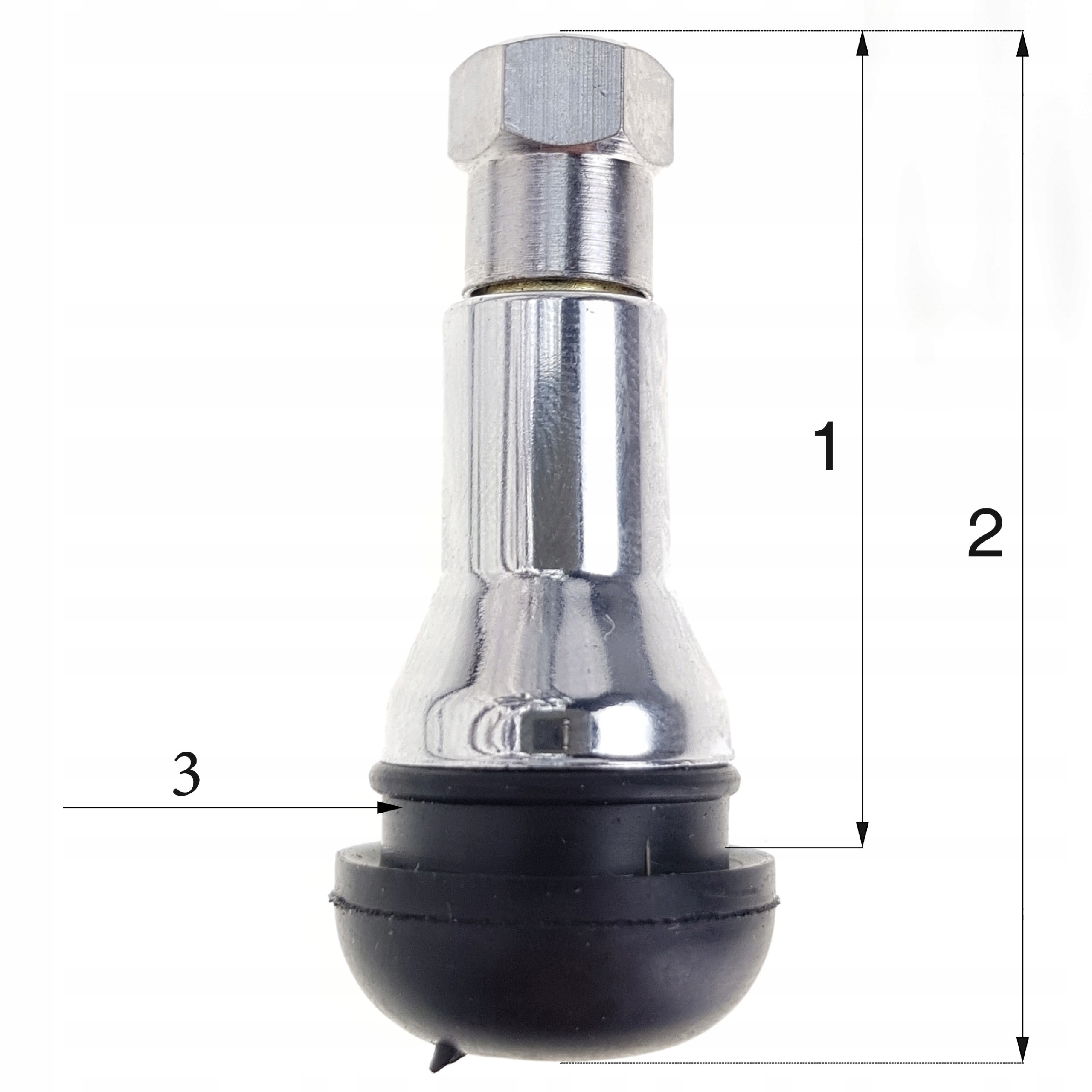 ZAWÓR WENTYL DO KÓŁ FELG STALOWYCH I ALUMINIOWYCH TR 413 AC 1SZT STIX Kod producenta 10-03-116