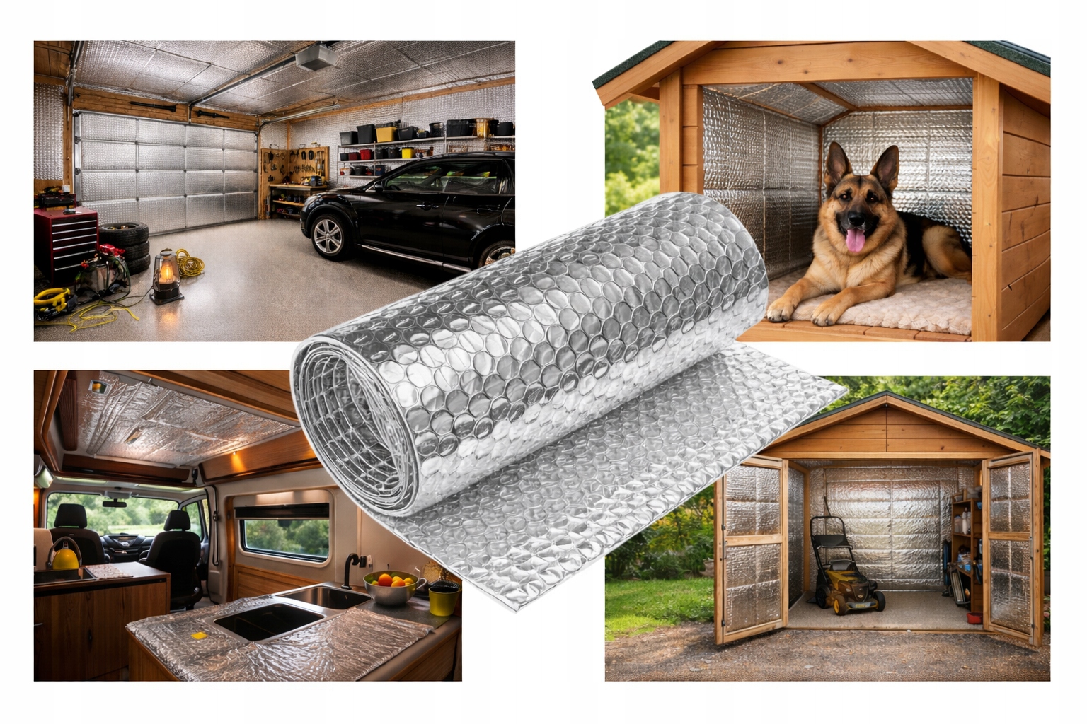 Fólie Termoizolační Pro Zateplení Garáže Podkroví Boudy Pro Psa 24 m2