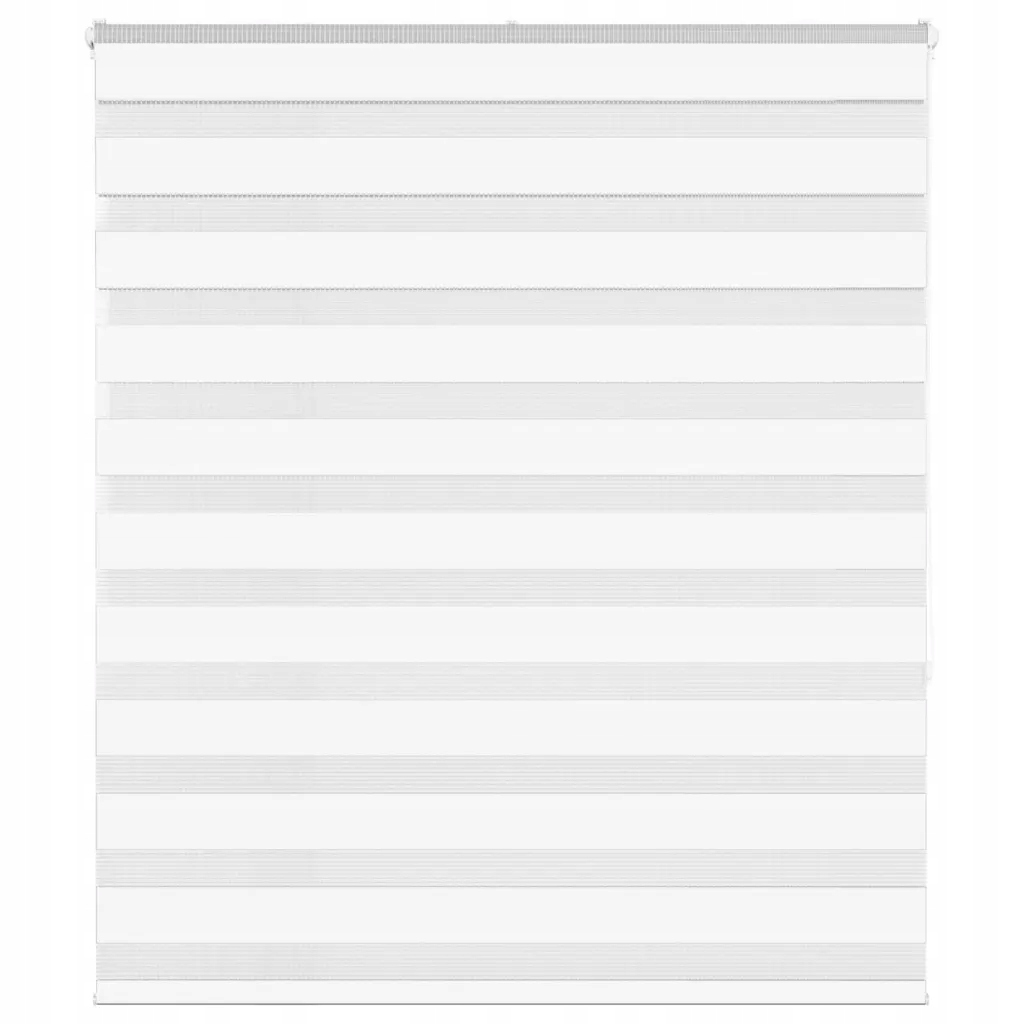 Zebra roleta bílá 125x150 cm šířka látky 120,9 cm polyester Bílá 4014760
