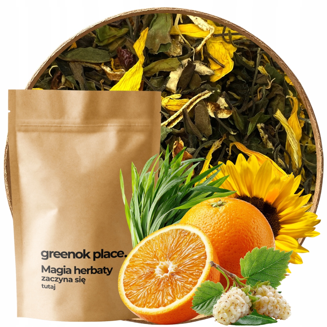 Levně Bílý Čaj Pomerančový Ráj 500g pai mu tan pomeranč Vysoká Kvalita