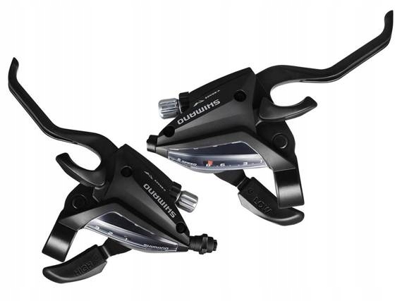 KlamkomanetkI Shimano ST-EF500 3x7 komplet P+t