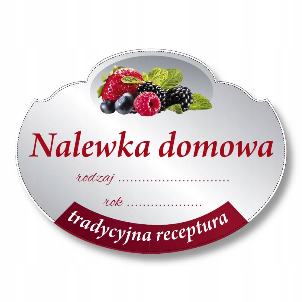 20X ETYKIETY NA NALEWKI DOMOWE SAMOPRZYLEPNE Płeć uniseks