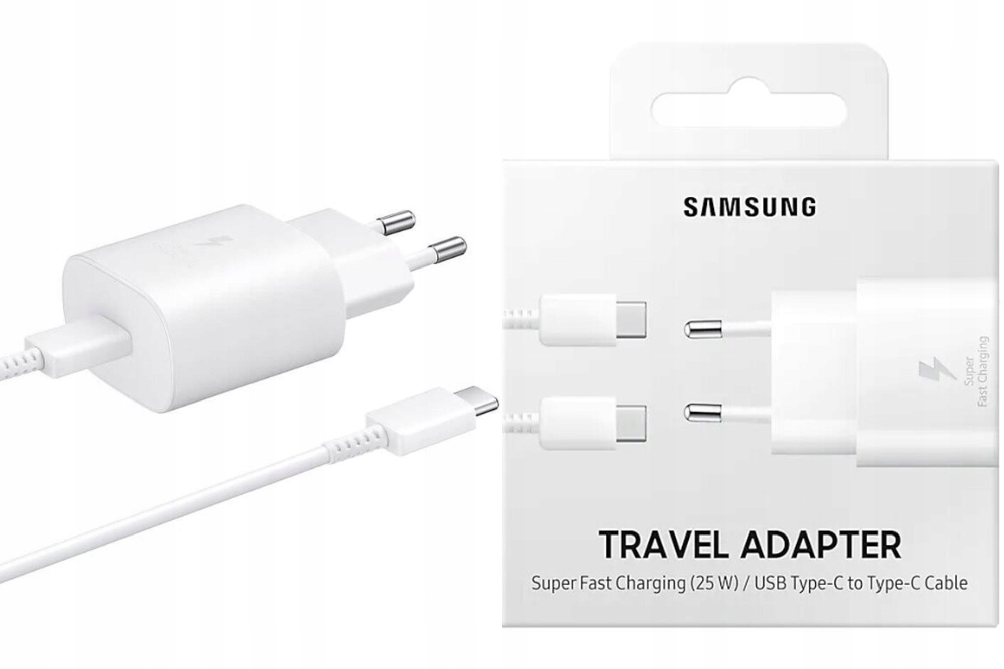 

Oryginalna Szybka Ładowarka Samsung 25W Usbc Kabel