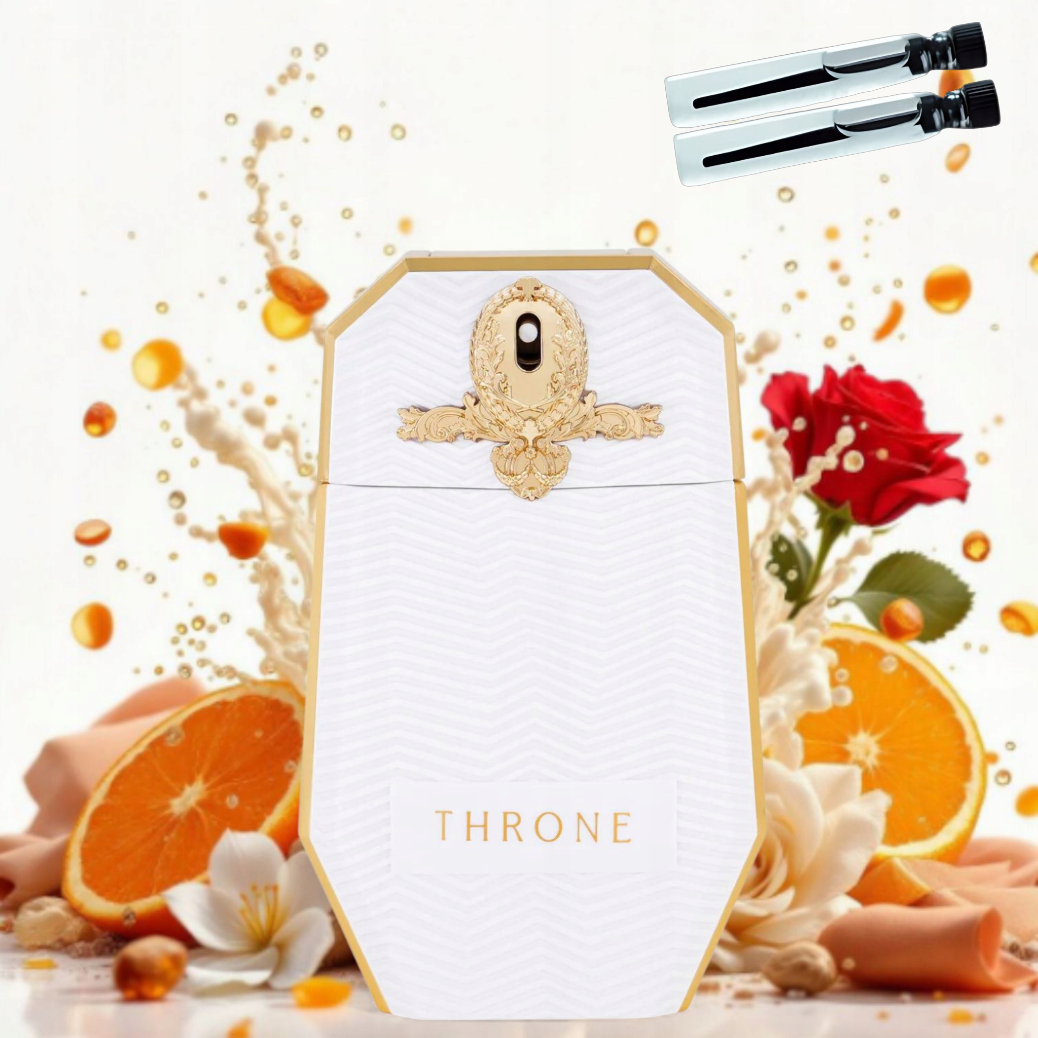 Perfumy Maison Asrar Throne 100ml 2 Próbki
