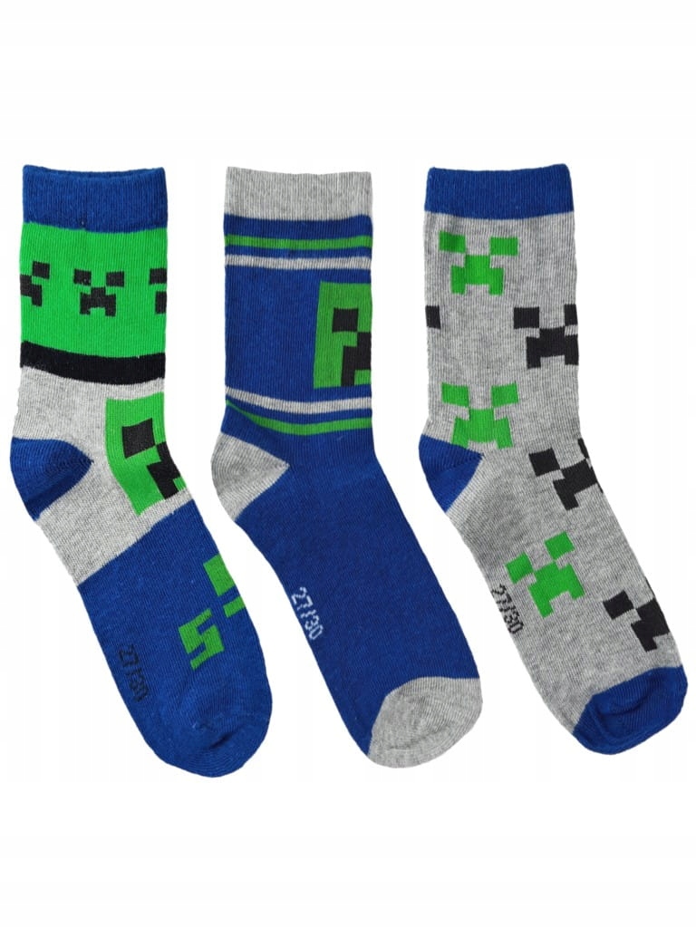 

Skarpetki dziecięce Minecraft 3-pak 27-30