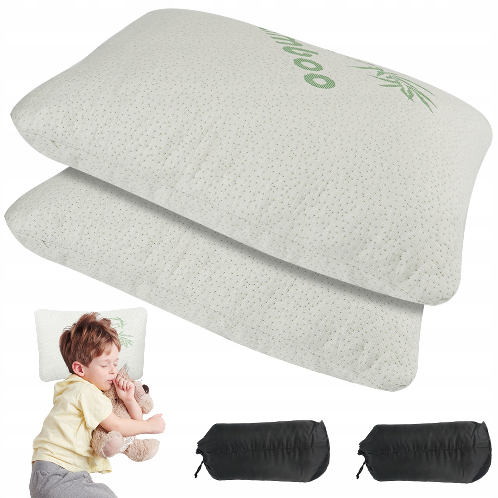 Polštář 2V1 Memory Foam Bambus Potah Na Spací Pytel Pro Kempování