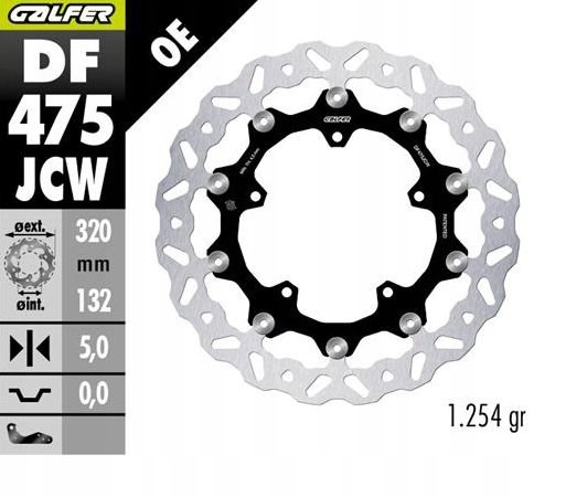 Predný Brzdový Kotúč Yamaha MT-10 17-; Yzf -R6 17-23; YZF-R9 25; Fz 1 06
