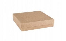 Pudełko Pełne Wysokie Kwadratowe kraft 15x15x3,5