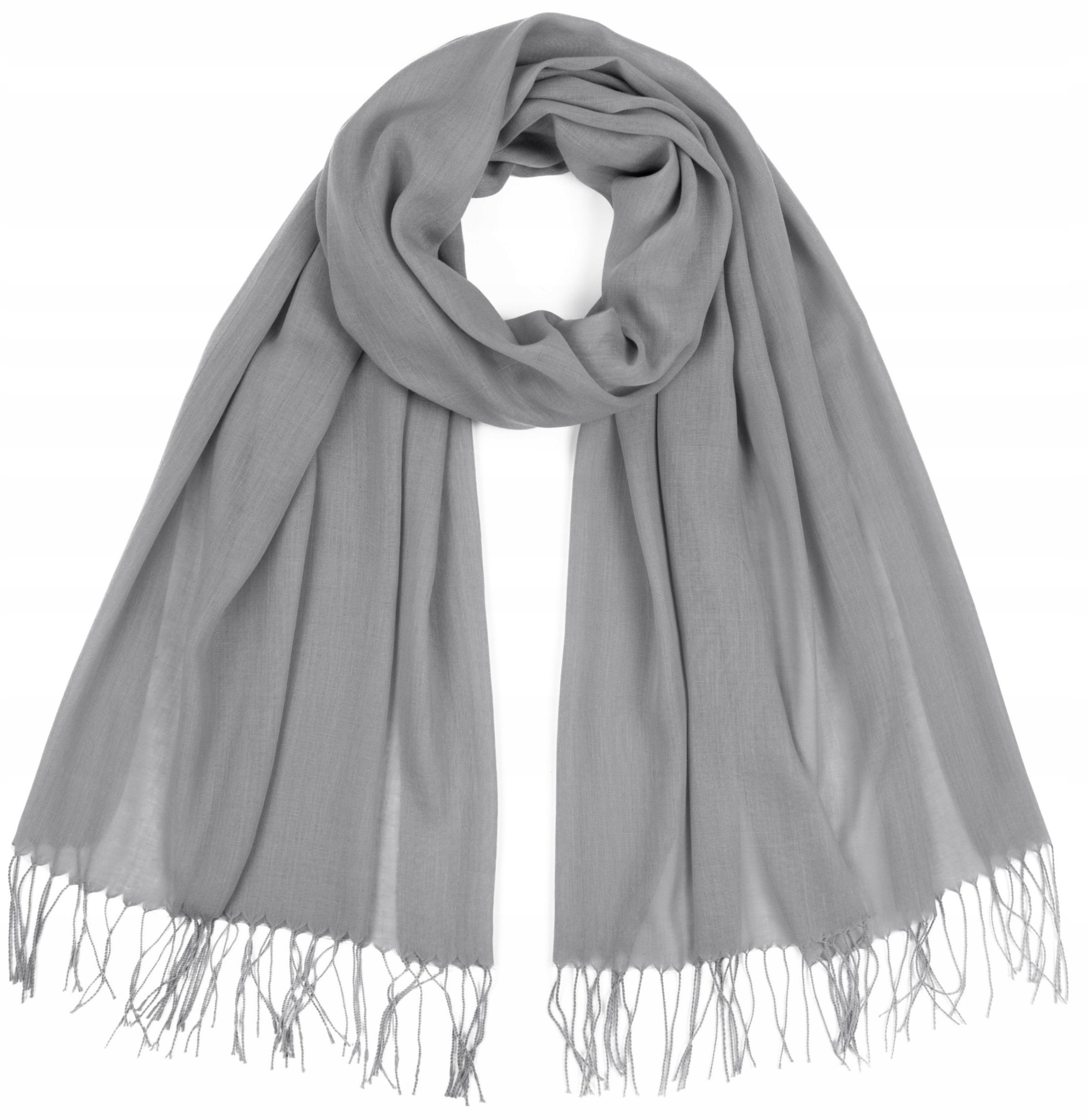 Szal Samadi - jasny szary sz24414