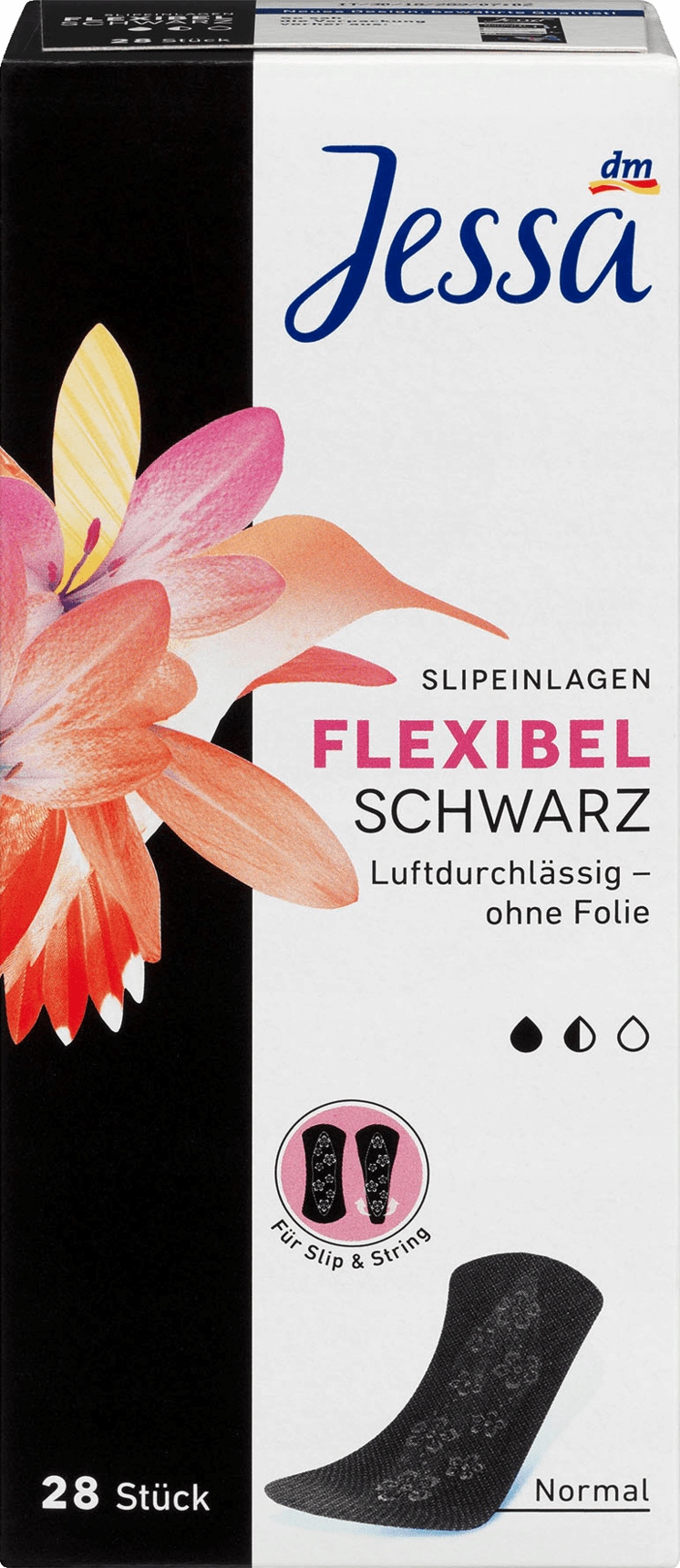 

Jessa Wkładki Higieniczne Czarne Uniwersalne 28szt