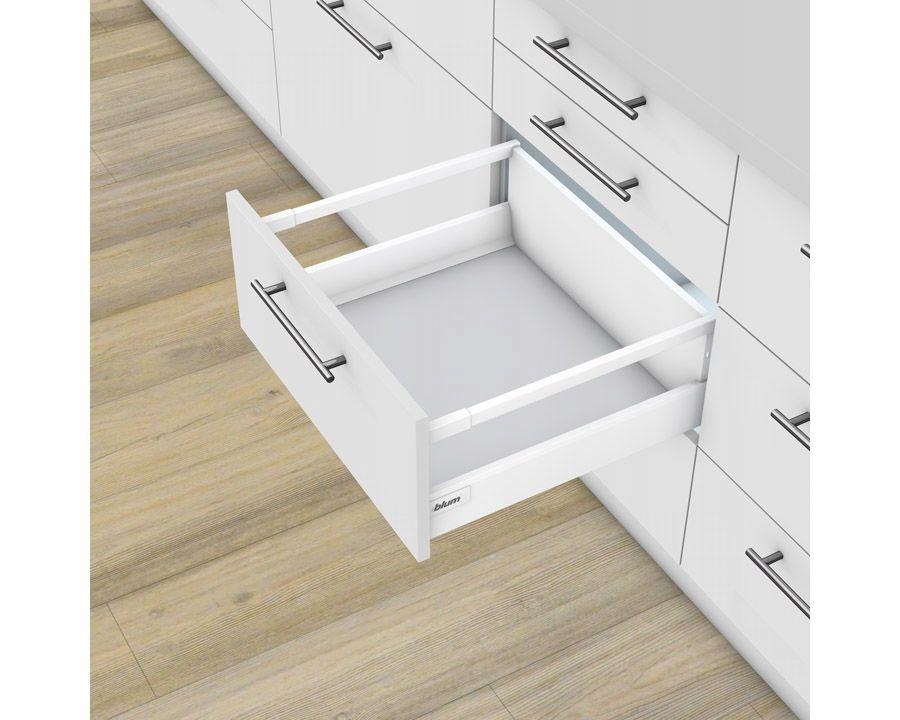 

Tandembox Blum L-300 Wysoki Biały+Dno+Wzornik