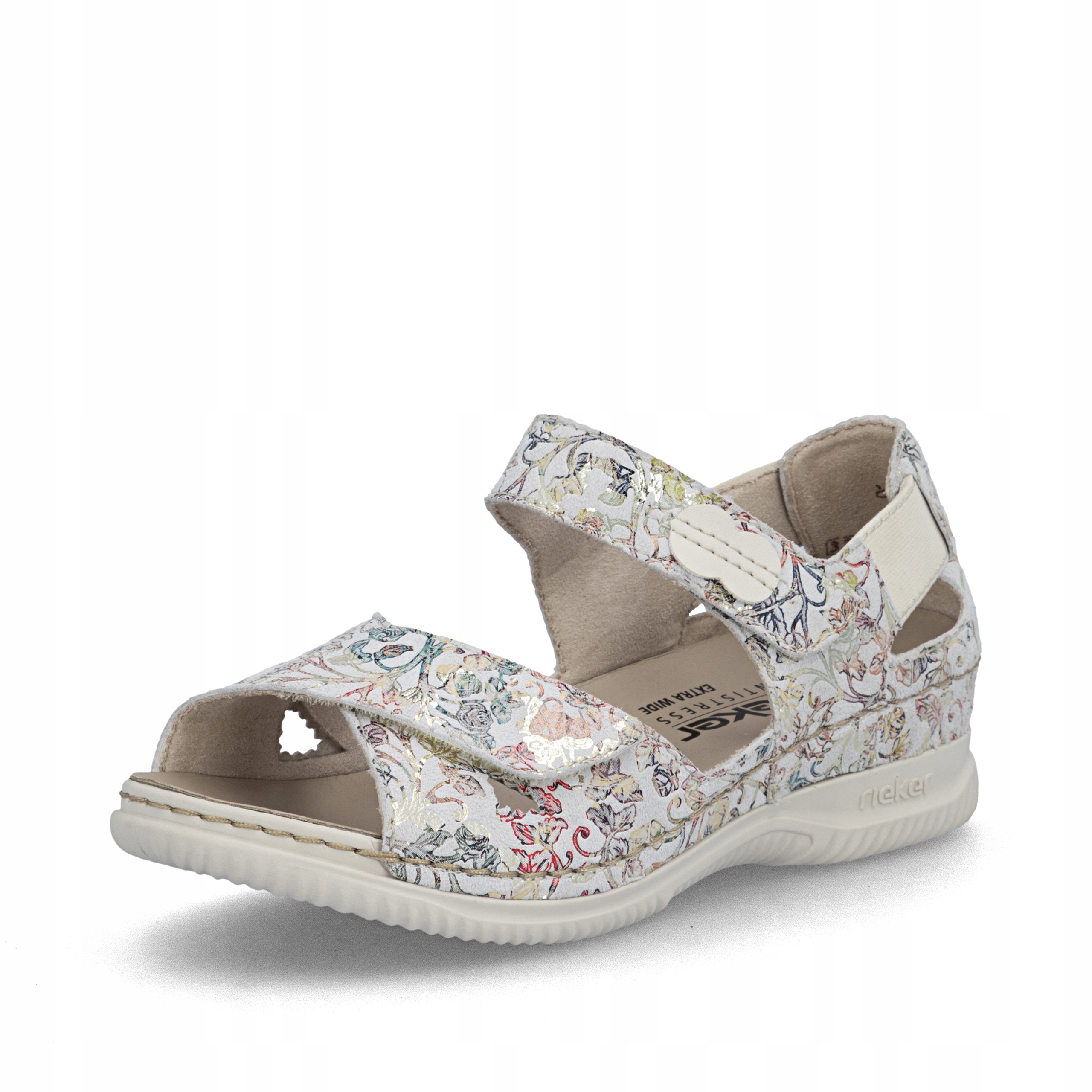 Rieker Antistress Dámské Sandály Plná Pata Kožené V7474-90 vel. 41