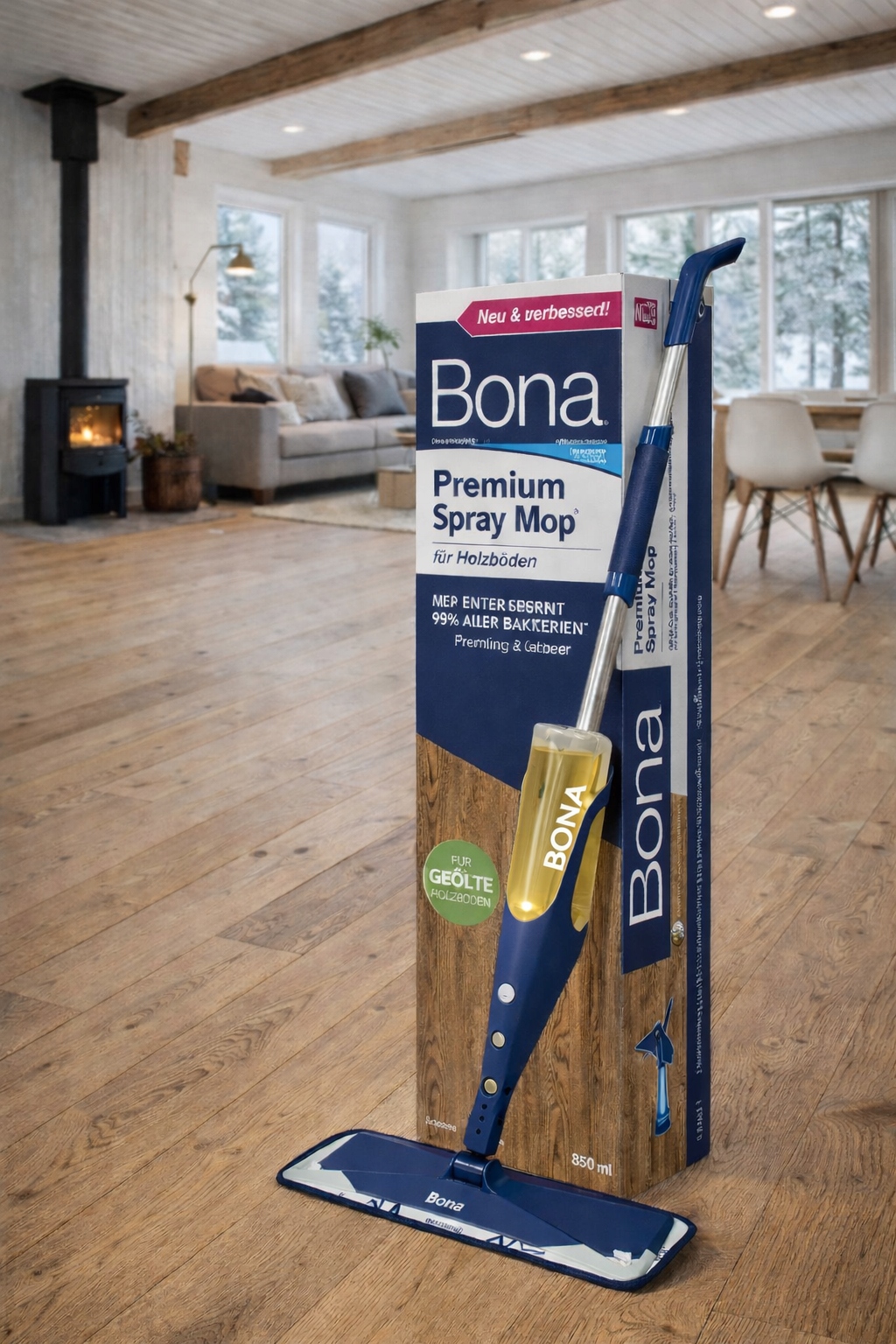 Levně Bona Premium Spray Mop Oiled Wood s rozprašovačem pro olejované podlahy