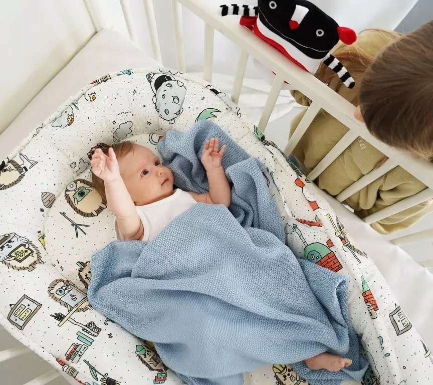 LULLALOVE KOCYK OTULACZ PREMIUM MERINO 90x100cm Płeć chłopcy dziewczynki