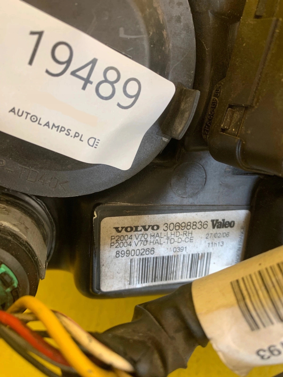 light right Volvo S60 and V70 II LIFT 30698836