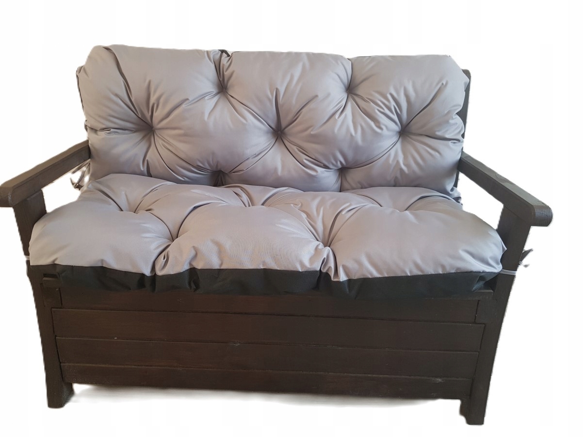 Poduszka na Ławkę 120x50x40 Producent wodoodporna siedzisko oparcie ogród