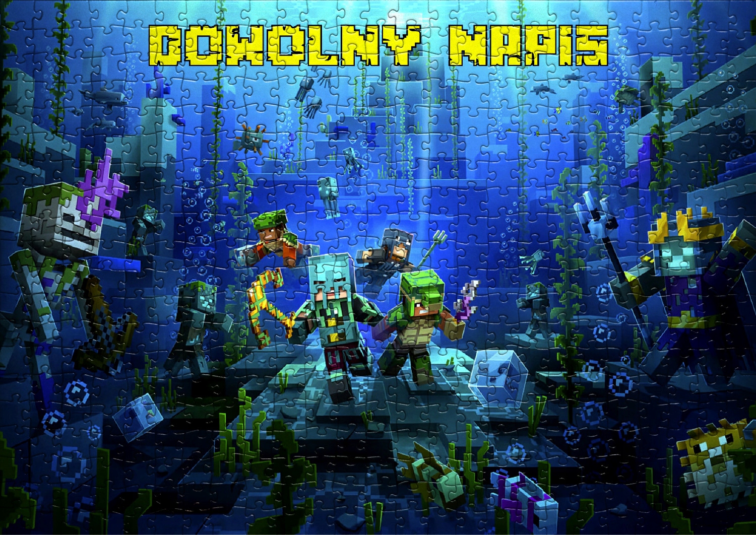 

Puzzle Minecraft z Twoim Napisem 252 El