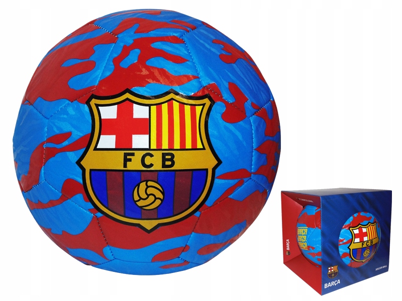 Piłka Nożna Fc Barcelona Rozmiar 5 Sezon 24/25 W Kartonie Klubowym Camuflag