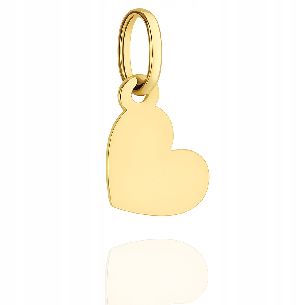Zlatý přívěsek srdce ryzost 585