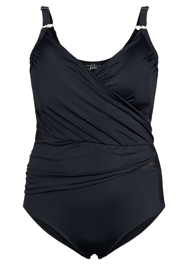 Zeštíhlující Černé Plavky Zizzi Plus Size 900K 42