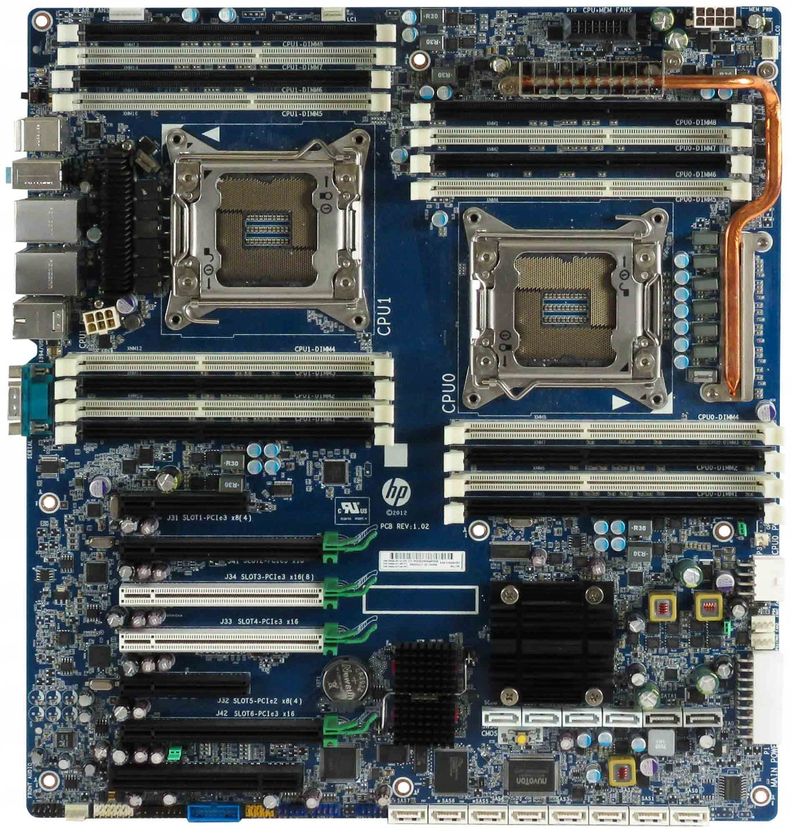 Hp Motherboard 708464-001 LGA2011 DDR3 až Z820