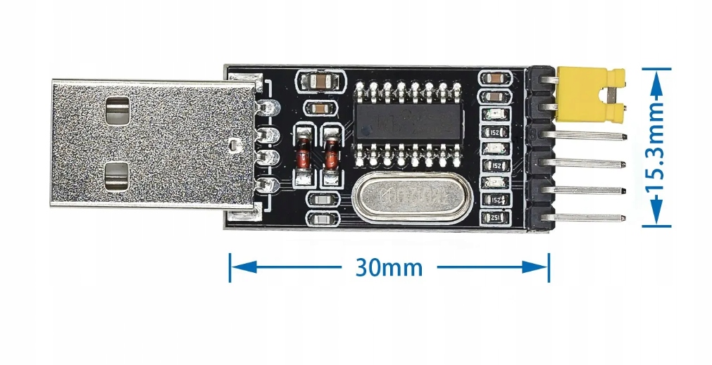 Konwerter CH340G USB UART RS232 TTL 3,3V 5V 0190 Producent MSALAMON