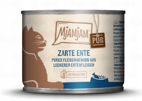 Levně Mjamjam krmivo mokrá kachna 0,2 kg