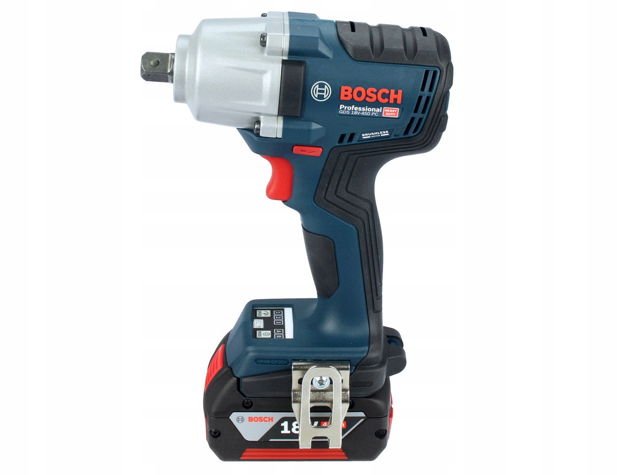 KLUCZ UDAROWY BEZSZCZOTKOWY GDS 18V-450 PC BOSCH 1x4,0Ah L-BOXX Maksymalny moment obrotowy 450 Nm