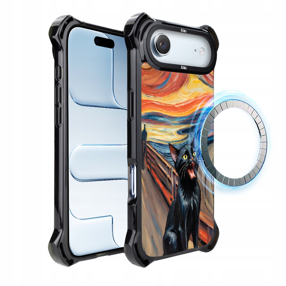 Pouzdro DropGuard Ultra pro iPhone Air Ibizu s MagSafe, barva Cat's Cry