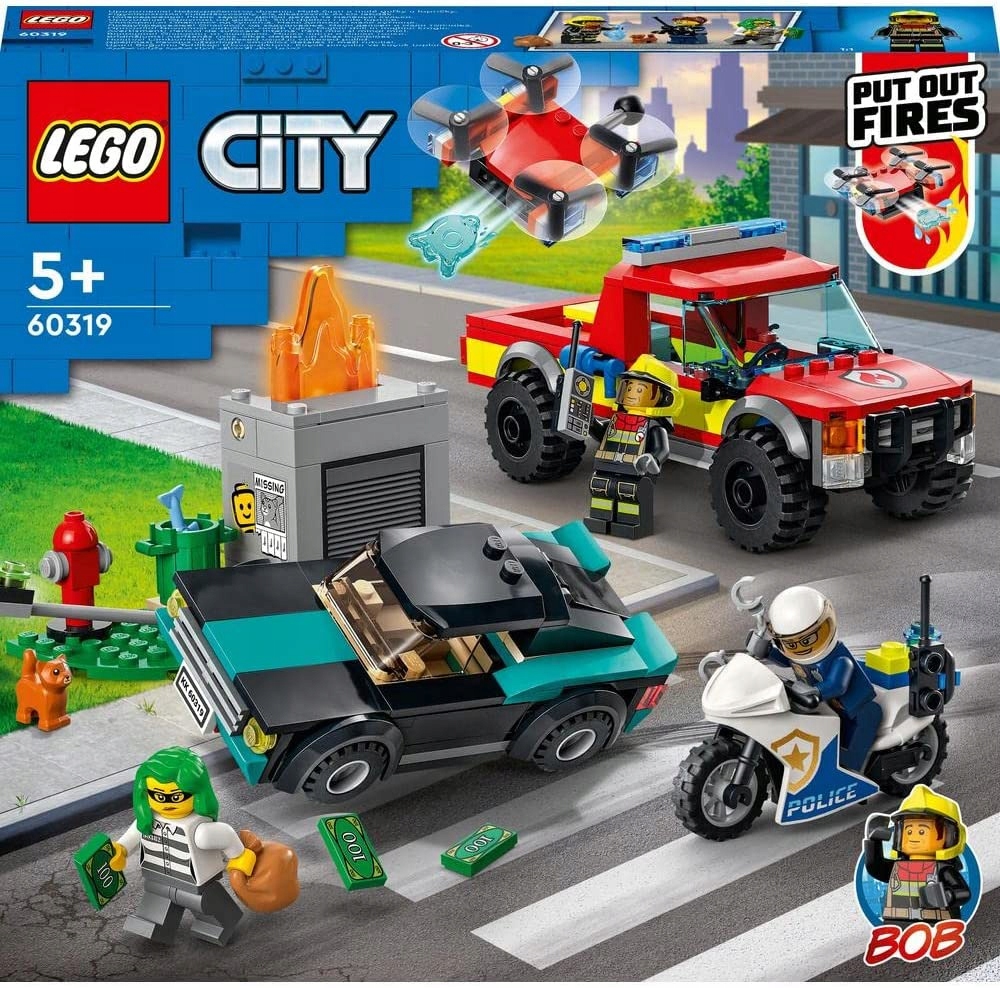 

Lego City Akcja Strażacka I Policyjny Pościg 60319
