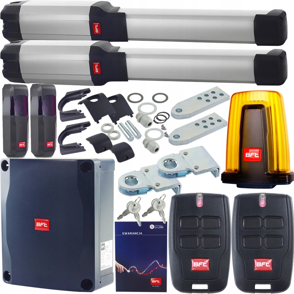 

Zestaw Napęd Do Bramy Bft Phobos A25 2xPILOT Lampa