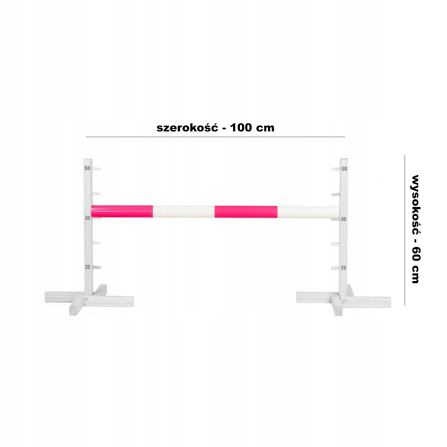 Tyczka 100 cm do przeszkody Hobby Horse dla dzieci