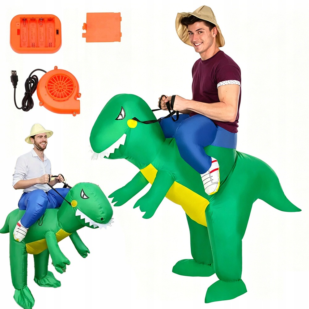 Kostým dinosaura samonafukovací nafukovací kostým t-rex karneval