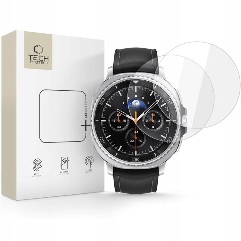 Szkło Hartowane Tech-protect Glass Fit+ 2-PACK Samsung Galaxy Watch 8