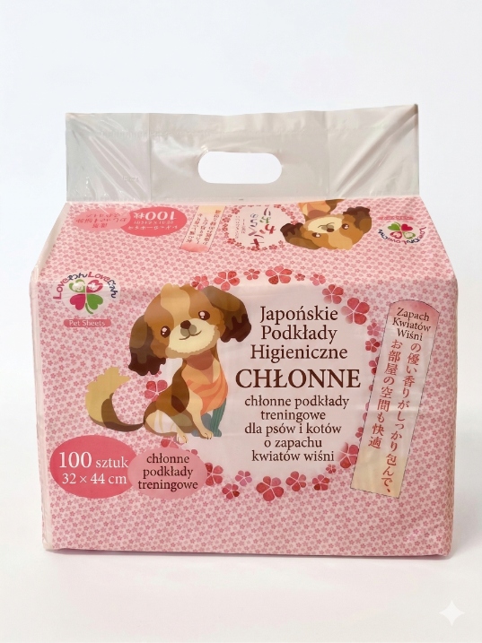 Podkłady Higieniczne Maty Chłonne Dla Psa Kota Japońskie 32X44 100 Szt