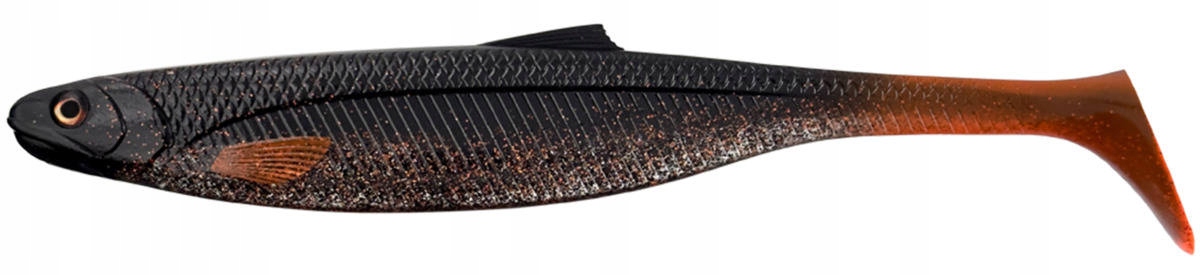 Guma Headbanger Banger Shad 27cm Black Orange