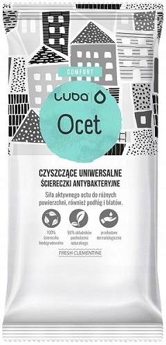 

Luba Antybakteryjne Ściereczki Czyszczące Ocet